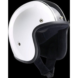 Bandit Classic White / Black Κράνος Μηχανής Jet 1300gr