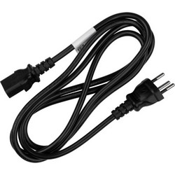 NN Power Cable Swiss Type J to C13 1.8m black