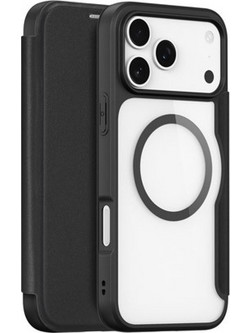 Dux Ducis Skin X Pro Wallet Σιλικόνης / Πλαστικό 0.5mm για iPhone 17 Pro Max Μαύρο