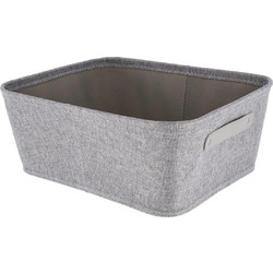 Καλάθι polyester γκρι 39Χ31,5Χ15 - Plastona