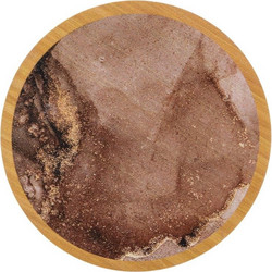 Σουβέρ Ξύλινο Καφέ Στρογγυλό Sand O11cm