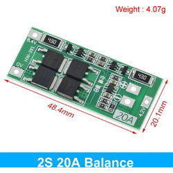 BMS 2S 20A Li-ion Battery Protection Board