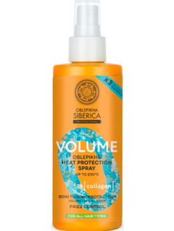Natura Siberica Oblepikha O Professional Volume Heat Θερμοπροστατευτικό Μαλλιών για Όγκο & Επανόρθωση 200ml