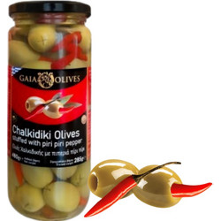 Γεμιστές ελιές με chili