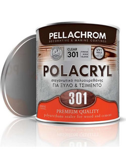Pellachrom Polacryl 301 Πολυουρεθάνης Βερνίκι Ξύλου Gloss 0.75lt