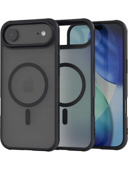 Θήκη iPhone Air Spacecase Hybrid MagSafe Σκληρή Ημιδιάφανη με MagSafe - Black (5905719131265)
