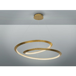 Eternity 165839D Κρεμαστό Φωτιστικό LED O97 Gold Leaves Dimmable Χρυσό