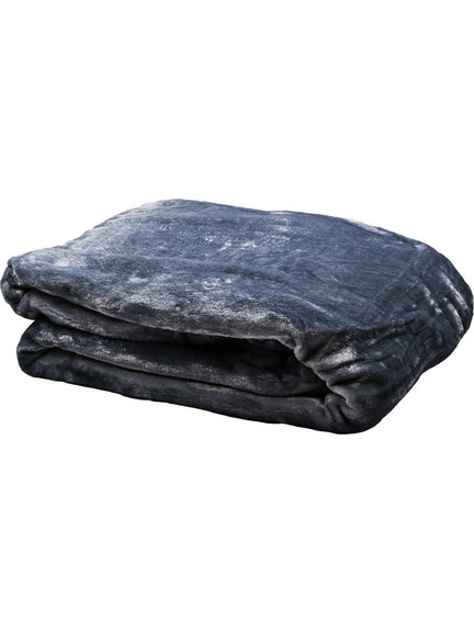 Κουβέρτα μινκ σε χρώμα γκρι 220x230