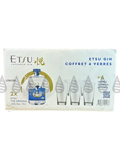 Etsu Japanese Gin Gift Set Coffret 700ml