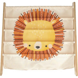 Sassi Montessori Παιδική Βιβλιοθήκη Ξύλινη 62x61 εκ. Chompy The Lion