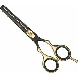 Eurostil Ψαλίδι Αραιώματος Black & Gold 5.5"