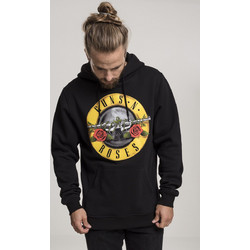 Merchcode Guns n' Roses Ανδρικό Φούτερ με Κουκούλα & Τσέπες Μαύρο MC056