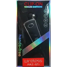 AKZ-Q5 Ακουστικό Bluetooth In Ear Πέτου Silver