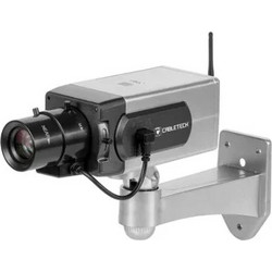 Cabletech DK-13 Ψεύτικη Κάμερα Παρακολούθησης Τύπου Bullet Ασημί URZ0994