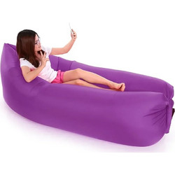 Φουσκωτό Στρώμα & Κάθισμα Ξαπλώστρα Lazy Bag Inflatable Air Sofa 230CM, σε μωβ χρώμα