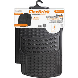CARTECH ΔΑΠΕΔΑ FLEX BRICK ΖΕΥΓΟΣ ΜΠΡΟΣΤΙΝΟ ΜΑΥΡΟ 09568