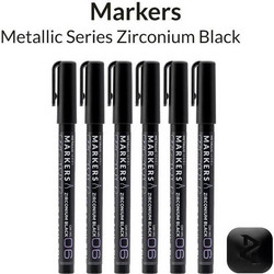 Metallic Series Markers - Zirconium Black