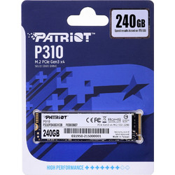 Patriot P310 SSD 240GB M.2 NVMe PCI Express 3.0