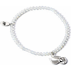 The Carat Shop Harry Potter: Golden Snitch Semi-Precious Stone Bracelet - Sterling Silver Charm HPCR0584