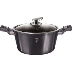 Berlinger Haus Metallic Line BH-6894 Carbon Κατσαρόλα Αλουμινίου Μαρμάρινη Επίστρωση 28cm