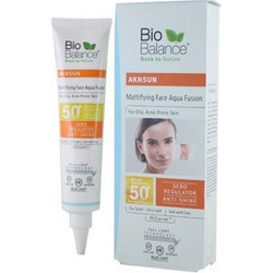 Bio Balance Aknsun Even Tone Aqua Fusion Αντηλιακή Κρέμα Προσώπου SPF50+ 40ml