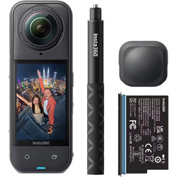 Insta360 X5 Standard Bundle Action Camera 8K 360° με WiFi και Οθόνη Μαύρη
