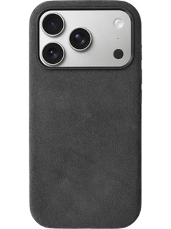 Θήκη iPhone 17 Pro Rosso Avanti Back Cover από Premium Alcantara με MagSafe - Gray (8719246549427)
