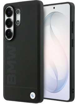 BMW Leather Hot Stamp Magsafe Case Black (Samsung Galaxy S26 Ultra)
