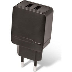 Setty 2x USB Wall Adapter Black GSM043803