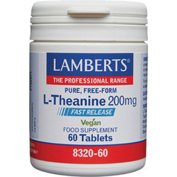 Lamberts L-Theanine 200mg 60 Ταμπλέτες