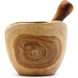 Ergo Teak Pestal & Morter Lrg