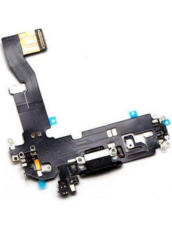 Καλώδιο Πλακέ Apple iPhone 12/ 12 Pro με Επαφή Φόρτισης Μαύρο (OEM) N55527