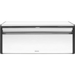 Ψωμιέρα Fall Front Brabantia με καπάκι και διαστάσεις 25x46.5x18.7cm - Brilliant Steel 080.2368/46