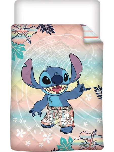 AyMax Disney Stitch Beach Παπλωματοθήκη Quilt Cover 140x200cm