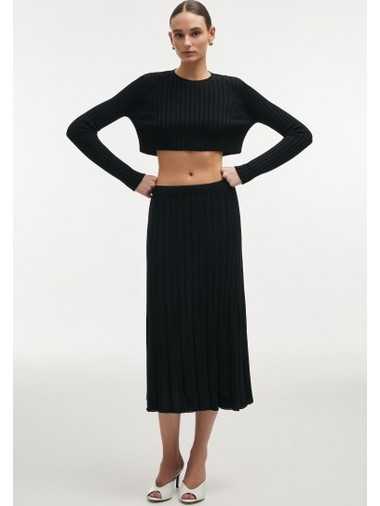 Femme knit skirt - black