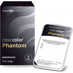CLEARCOLOR PHANTOM ΜΗΝΙΑΙΟΙ ΑΠΟΚΡΙΑΤΙΚΟΙ ΦΑΚΟΙ ΕΠΑΦΗΣ (2 ΦΑΚΟΙ)