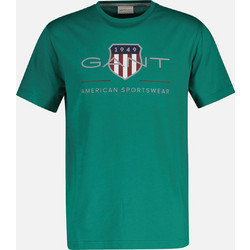 GANT ΜΠΛΟΥΖΑ ΚΜ REG ARCHIVE SHIELD SS T-SHIRT 3G2003199-376 Petrol
