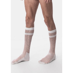 Barcode Berlin White Cala Net Socks