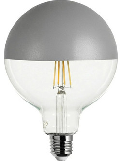 Creative Cables Λαμπτήρας LED Maria G125 4,8W 806Lm Filament E27 2700K Ρυθμιζόμενης έντασης - Γκρι - Creative Cables - FL-LEDGMGRI