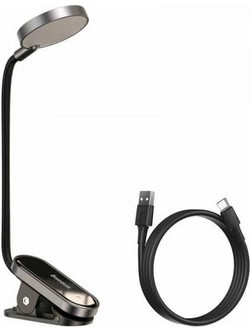Desk Lamp Baseus Comfort Reading Mini Clip, Grey DGRAD-0G