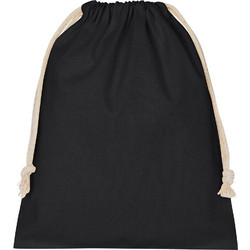 Τσάντα Πουγκί Cotton Stuff Bag Bag-DS SG Accessories Natural Black