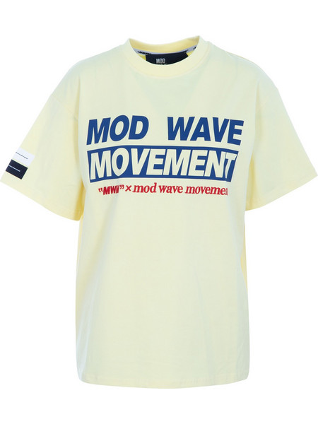 MWM W TEDDY BEAR STREETWEAR DOG PRINT REGULAR FIT - MW092020455 126-125 YELLOW