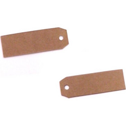 100 ΤΕΜ ΚΑΡΤΕΛΑΚΙ ΚΡΑΦΤ 60mm x 20mm 0519390