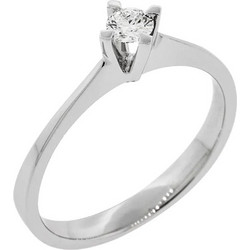 Μονόπετρο Δαχτυλίδι Διαμάντι 0.15ct E VVS1 GIA 18Κ | Million Diamonds