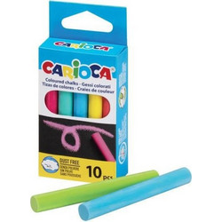 Carioca Κιμωλίες Πολύχρωμες 10τεμ