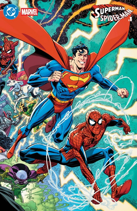 DC/Marvel Superman / Spider-Man 1 (Scott Koblish Wraparound Variant Cover)