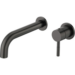 Μπαταρία Νιπτήρα εντοιχισμού REA Gun Metal PVD 2045004253