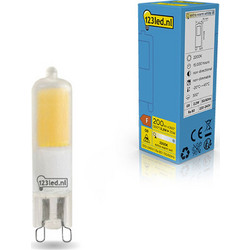 Λάμπα LED 123LED G9 COB Capsule 2200K 210lm 2.2W Extra Warm White