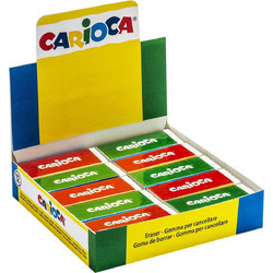 Γόμα Λευκή Carioca κυτ=20τεμ Carioca 40150