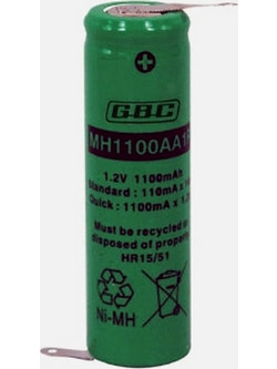 Μπαταρία SKB MH800AAA1P Ni-MH AAA 800mAh - 1.2V, Radial Tabs & 1000 Κύκλοι